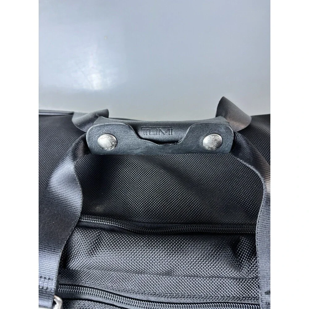 Tumi Alpha Bravo Bremerton Roller Duffle Wheeled Bag Nylon Carry On Black